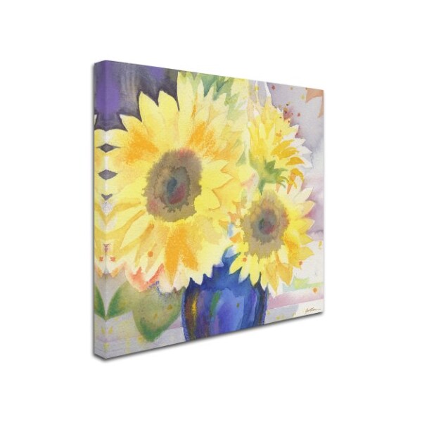 Sheila Golden 'Sunflower Blossom Bouquet' Canvas Art,35x35